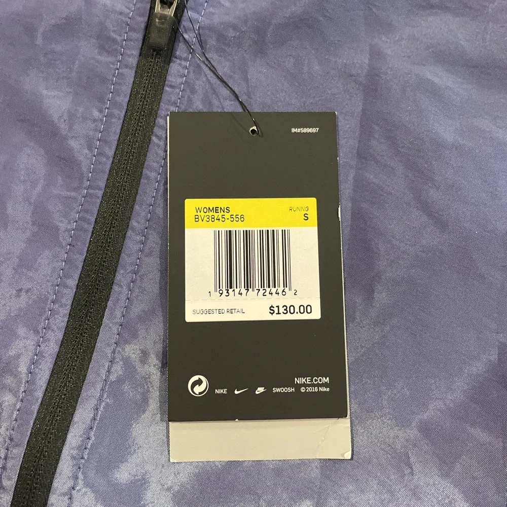 Nike Future Air Running Jacket BV3845-556 Purple Size S NWT Retail $130